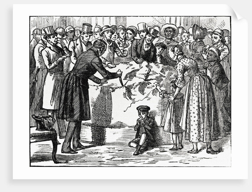 Trademark Illustration for Parisian Cloth Shearers by Anonymous