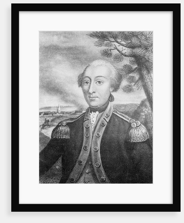 Portrait of Marquis de Lafayette During Revolution by Anonymous
