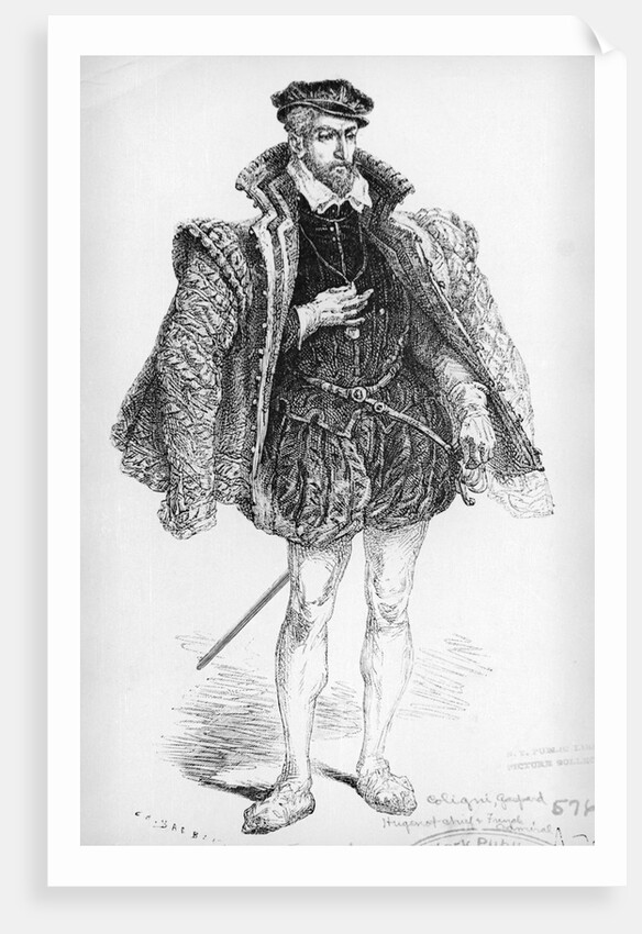 Portrait of Gaspard de Coligny by Anonymous