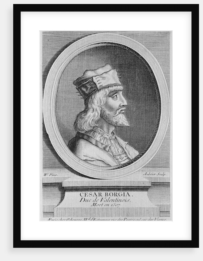 Portrait of Cesare Borgia by Anonymous