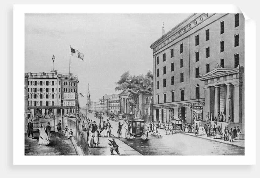 View of Astor House Entrance by Anonymous