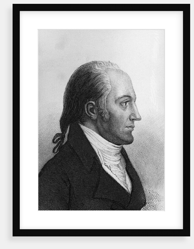 Side View Portrait of Aaron Burr by Anonymous
