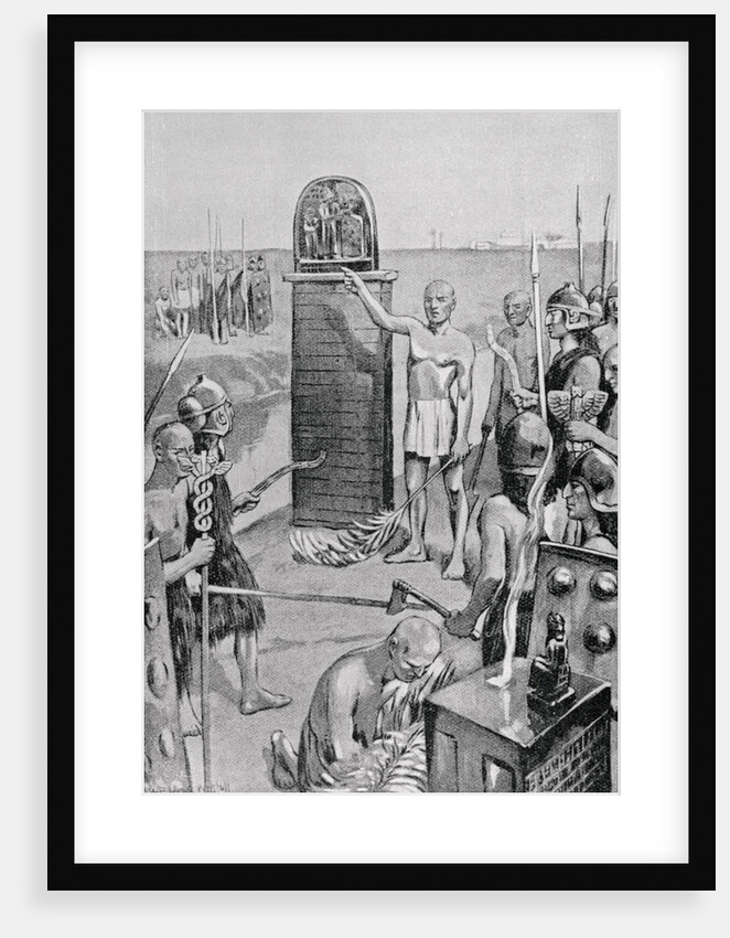 High Priest of Nippur Delimiting Boundary by Anonymous