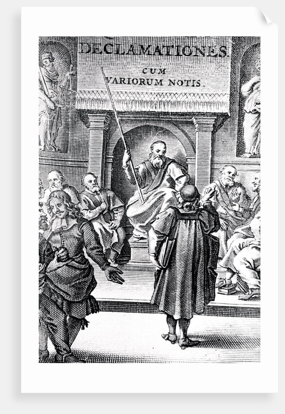 Title Page of Declamationes by Quintilian