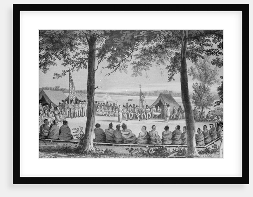 View of Indian Council Negotiations by Anonymous