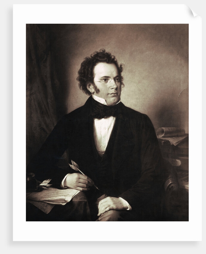 Portrait of Franz Schubert by Anonymous