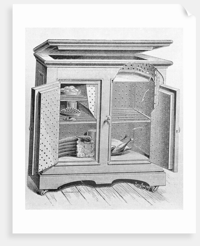 Diagram of an Air Dry Box by Anonymous