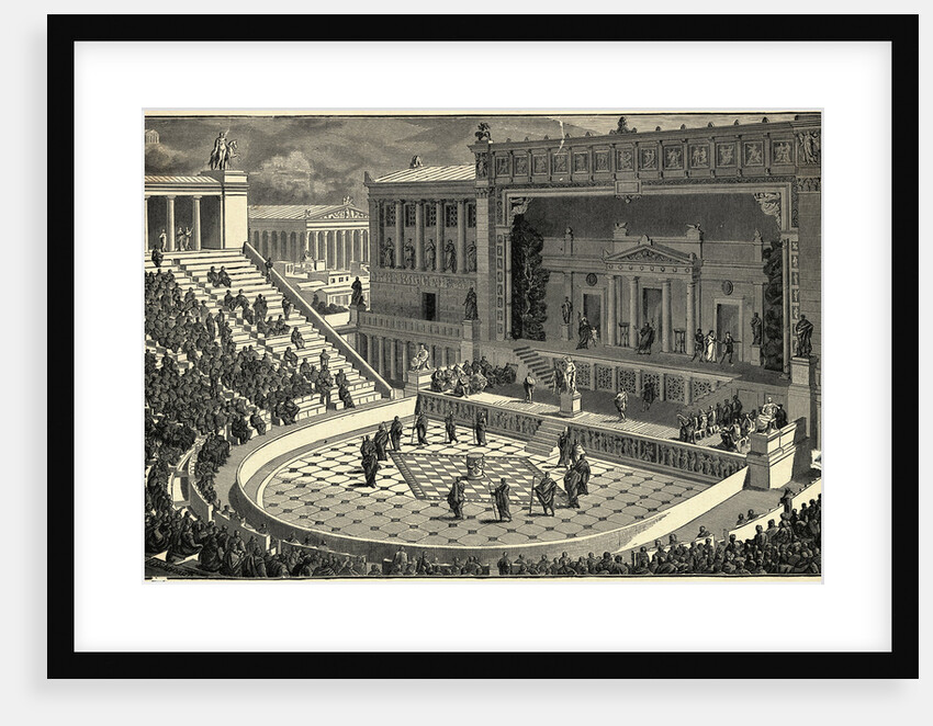Theater of Dionysus at Athens by Anonymous