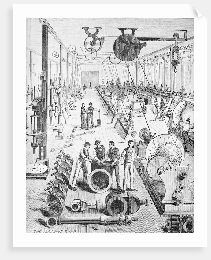 Manufacturing Workers in Plant by Anonymous