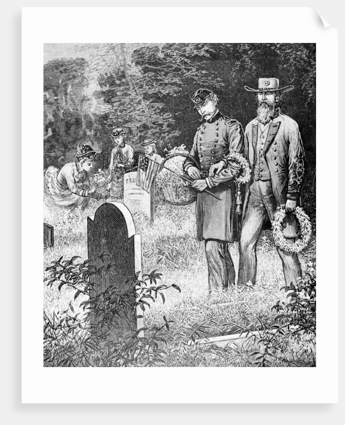 Memorial Day at the Cemetery by Anonymous