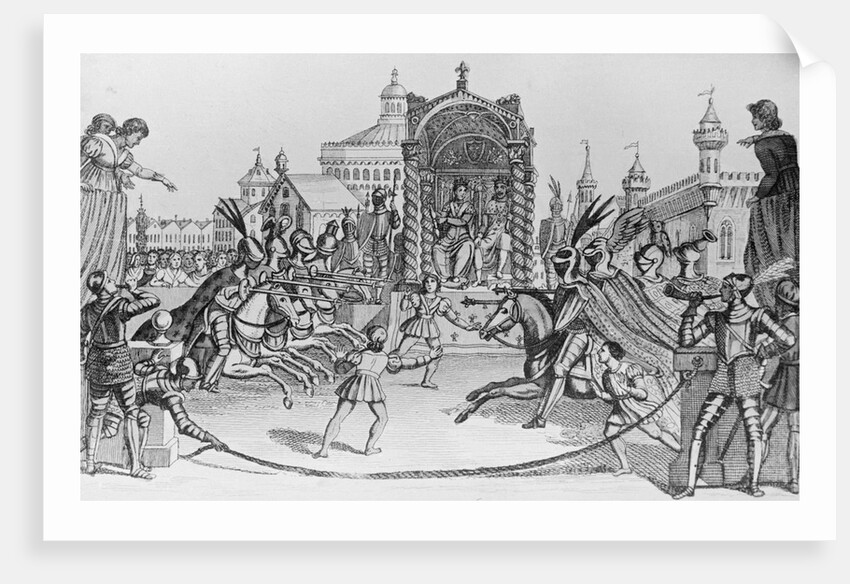 Tournament in England by Anonymous