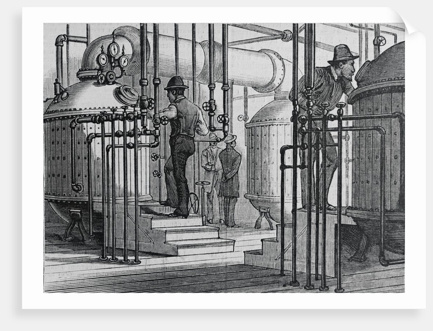 Illustration of a Pan Room at Borden's Factory by Anonymous