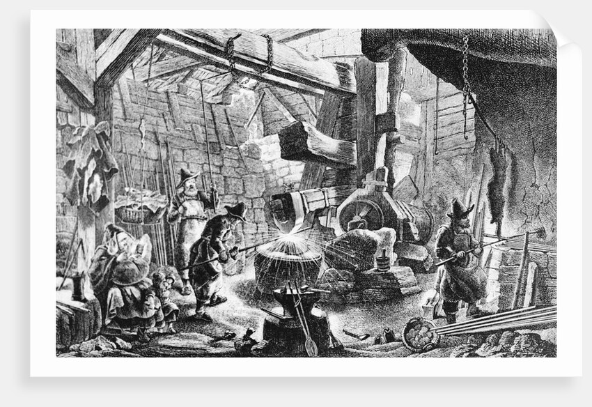 Interior of an Iron and hammer by Anonymous