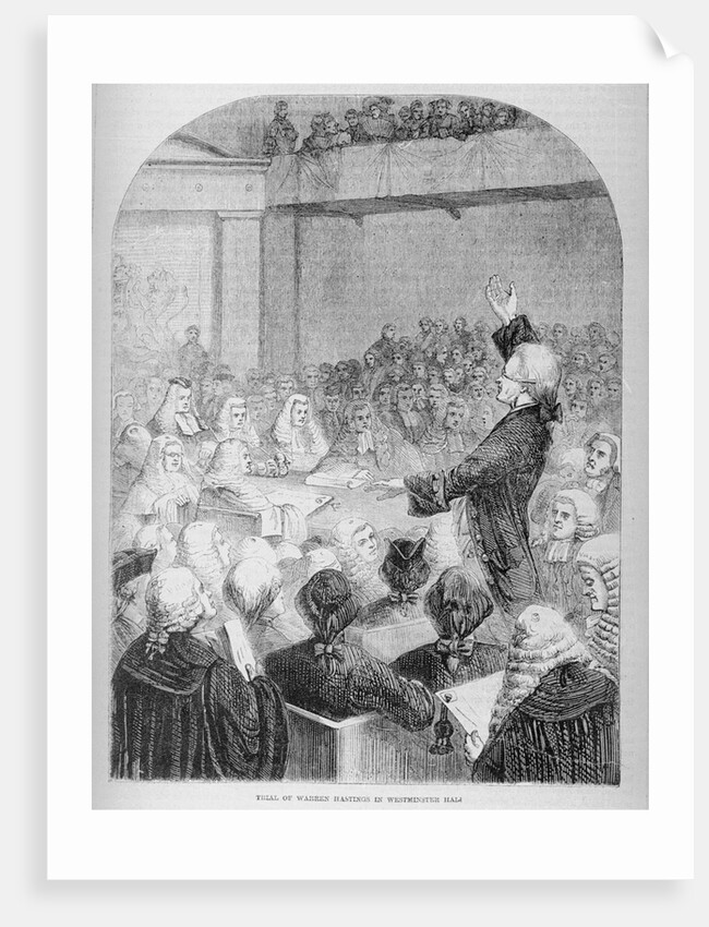 Trial of Warren Hastings by Anonymous