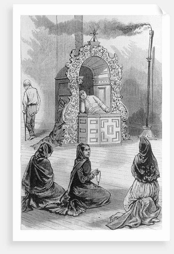 Confessional in a Mexican Cathedral by Anonymous