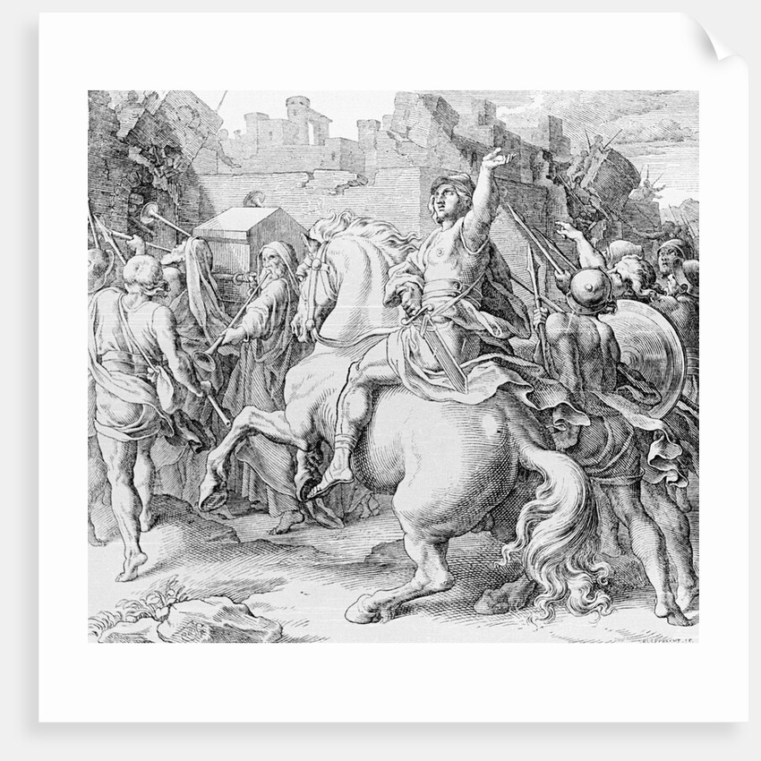 A. Stohuber - Joshua Riding on His Horse by Anonymous