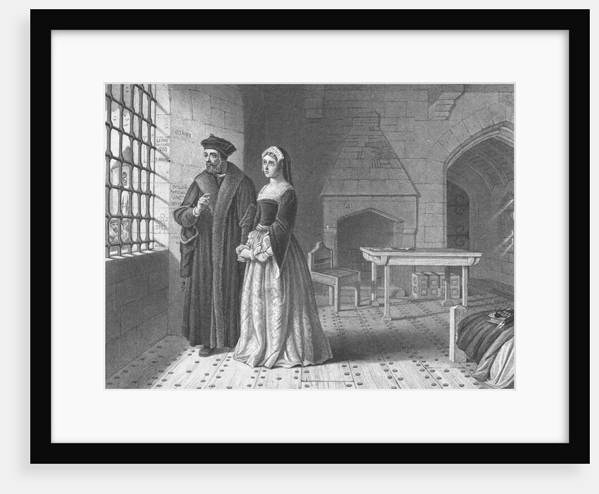 Sir Thomas More and Daughter Gazing out of Window by Anonymous