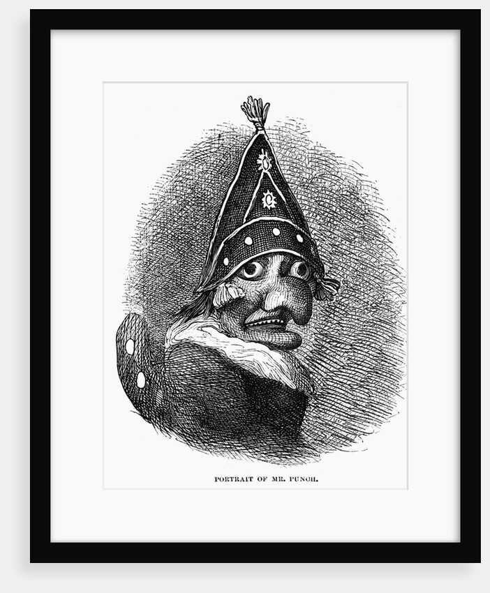 Portrait Of Mr. Punch Puppet by Anonymous