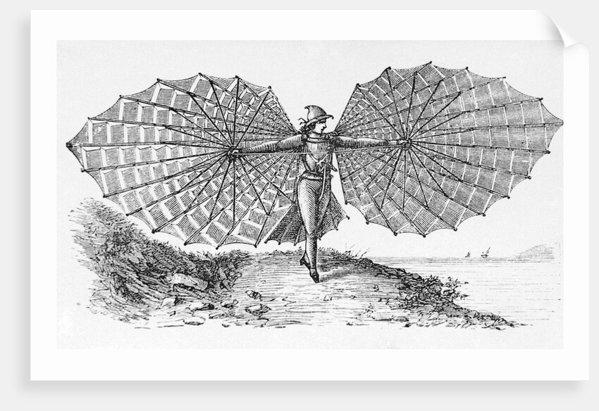 Man with His Glider by Anonymous