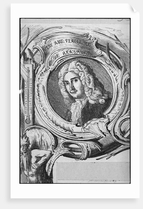 Rene Ant. Ferchault de Reaumur Print by Anonymous