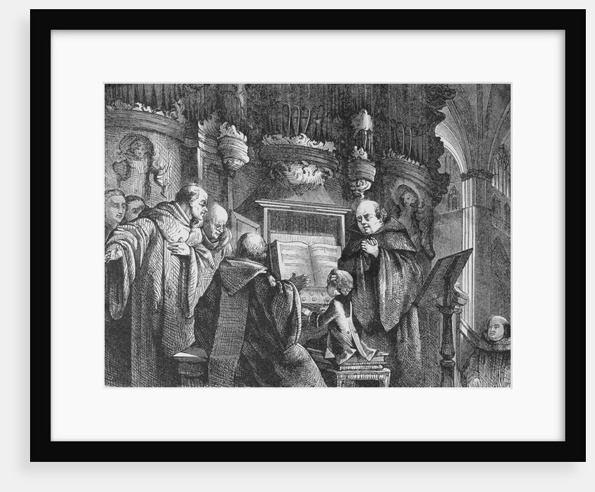 Young Mozart Performing at Vienna Church by Anonymous