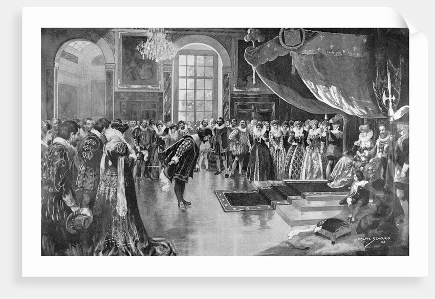 Samuel de Champlain Greeting Henry IV by Anonymous