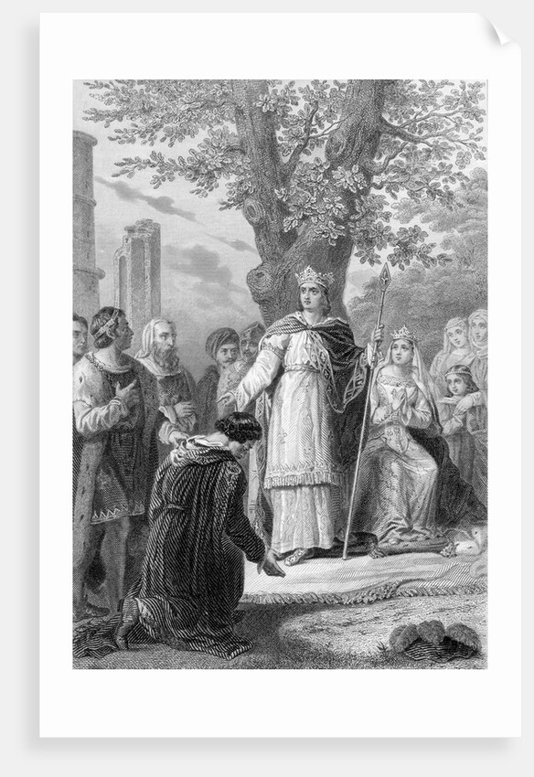 King Louis IX Administering Justice by Anonymous