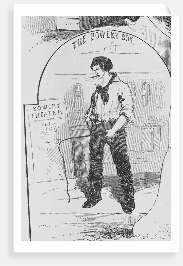 The Bowery Boy Drawing by Anonymous