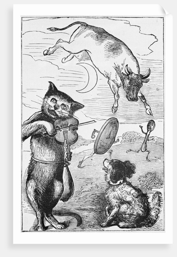 Illustration for Mother Goose Nursery Rhyme by Anonymous