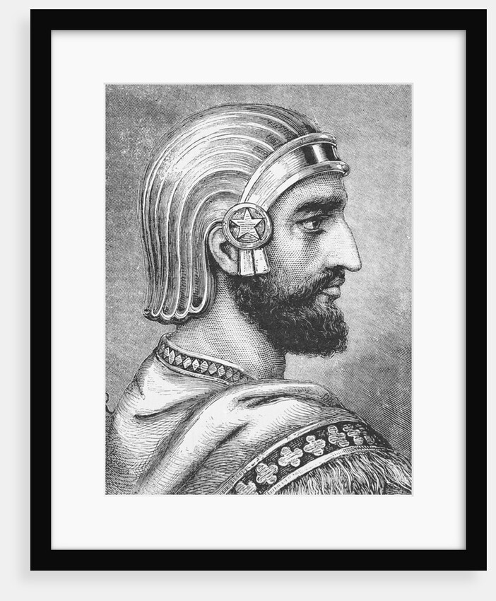 Engraving of Cyrus the Great by Anonymous
