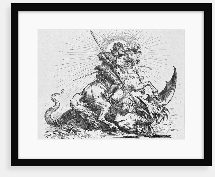 Saint George Slaying Dragon by Anonymous