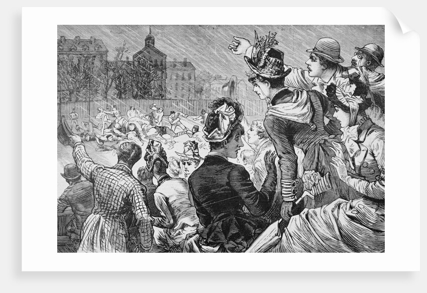 Two Teams Playing Football by Anonymous