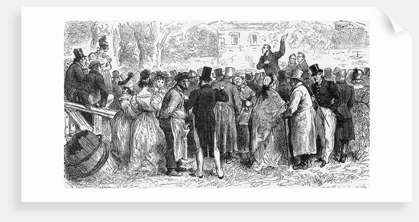 Daniel O'Connell Speaking by Anonymous