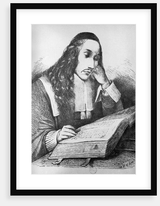 Spinoza Studying Philosophy by Anonymous