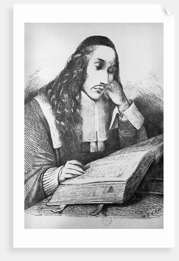 Spinoza Studying Philosophy by Anonymous