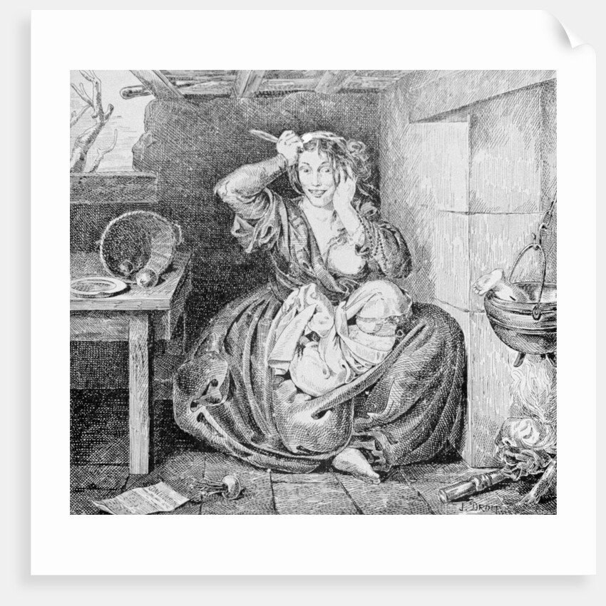 Mother Drowning Baby by Anonymous