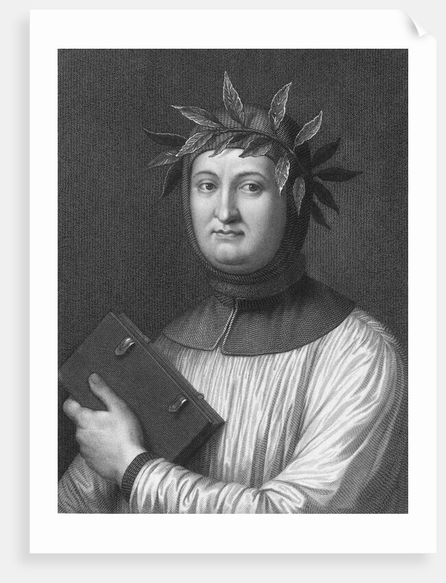 Portrait of Petrarch by Robert Hart