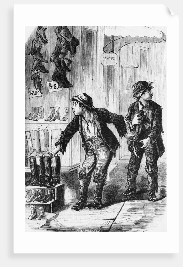 The Fortunes of a Street Waif Book Illustration by Anonymous