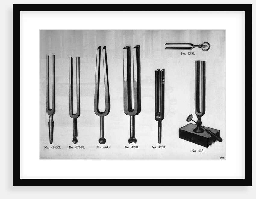Various Tuning Forks by Anonymous