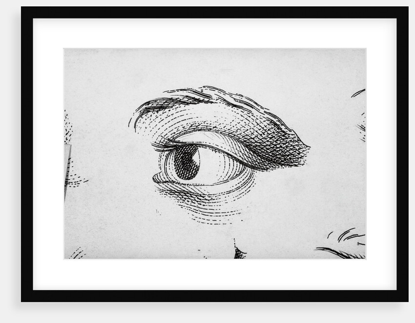 Eye Looking Upward Right by Anonymous