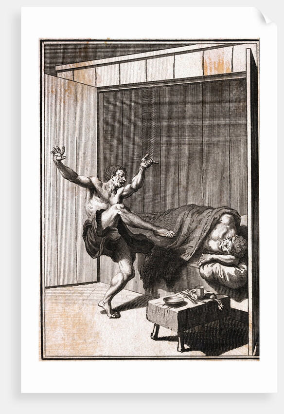 Man Performing Exorcism by Anonymous