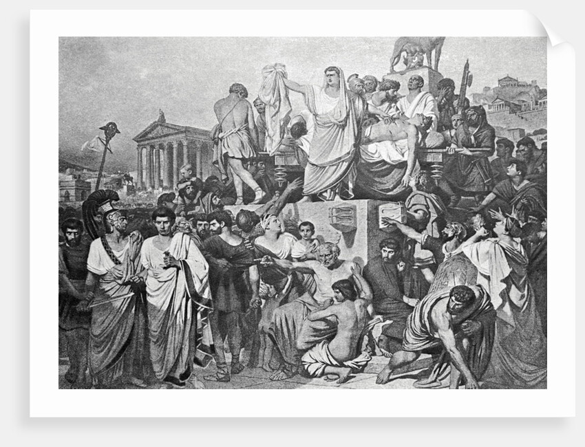 Mark Antony Eulogizing Julius Caesar by Anonymous
