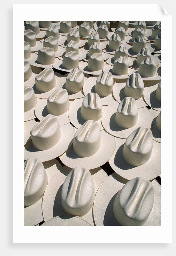 Rows of Cowboy Hats by Anonymous