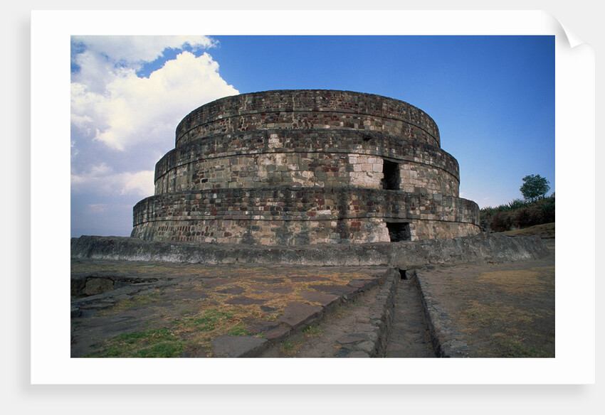 Exterior of Temple of Quetzalcoatl by Anonymous