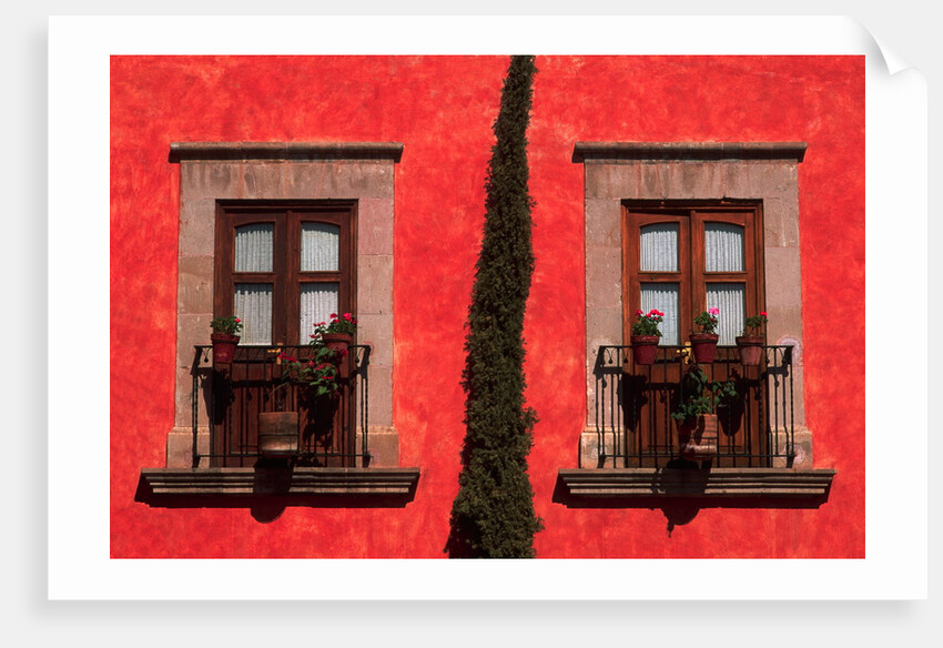 Two Balconies with French Doors by Anonymous