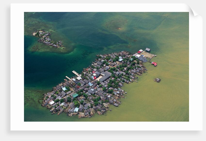 Congested Kuna Village Island by Anonymous