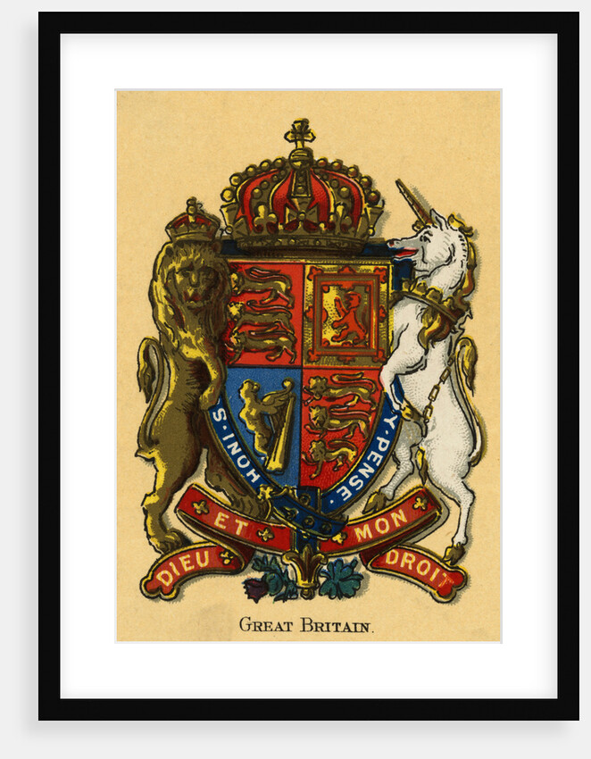 United Kingdom and Great Britain's Coat of Arms by Anonymous