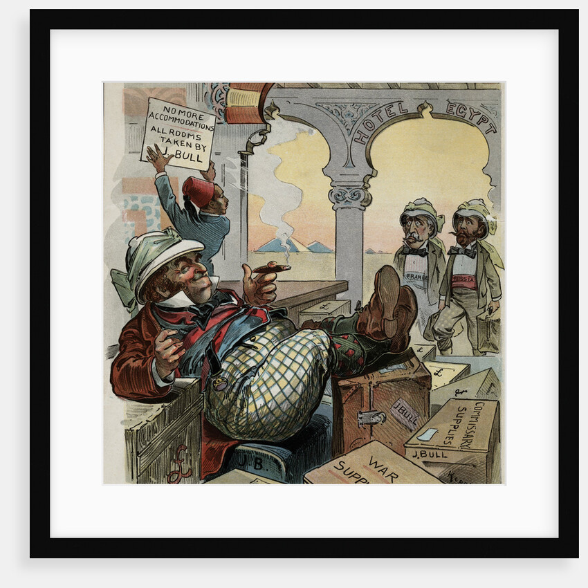 Political Cartoon on England's Domination of Egypt by Anonymous