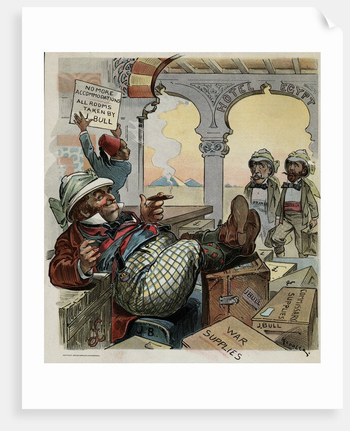 Political Cartoon on England's Domination of Egypt by Anonymous