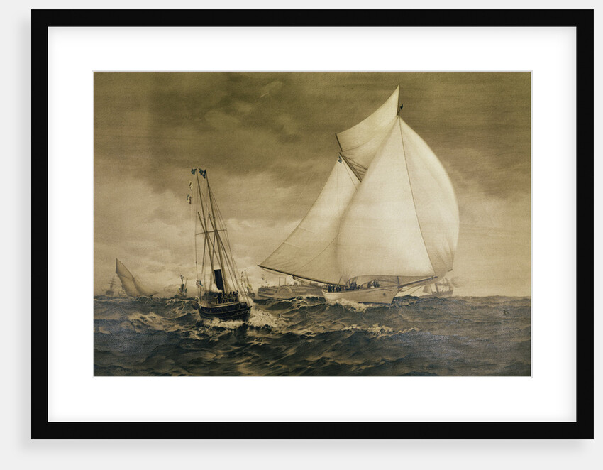 Painting of Yachting Race by Anonymous